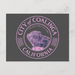 COALINGA FRESNO CALIFORNIA - GEHORNDE LIZARD BRIEFKAART