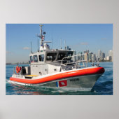Coast Guard 45-voet responsboot Poster (Voorkant)