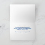 Coast Guard Basic Training Afstuderen Gefeliciteer Kaart (Binnen)