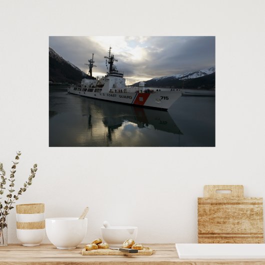 Coast Guard Cutter Hamilton Poster (Keuken)