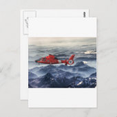 COAST GUARD HELICOPTER BRIEFKAART (Voorkant / Achterkant)