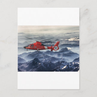 COAST GUARD HELICOPTER BRIEFKAART
