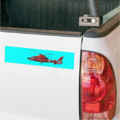 COAST GUARD HELICOPTER BUMPERSTICKER (Op Truck)