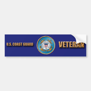 COAST GUARD VETERAN BUMPERSTICKER