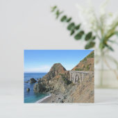 Coast Highway 1 - Big Creek Bridge Briefkaart (Staand voorkant)