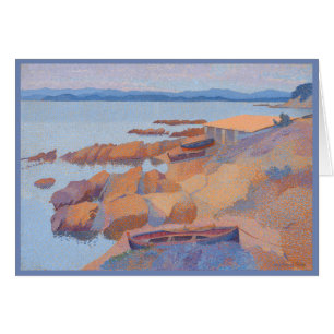 "Coast near Antibes" door Henri Edmond Cross