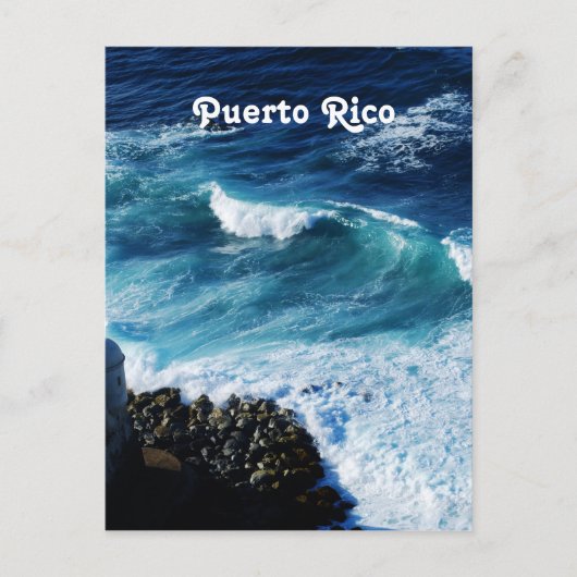 Coast Puerto Rico Briefkaart (Voorkant)