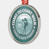 Coast to Coast Walk (T) Metalen Ornament (Links)