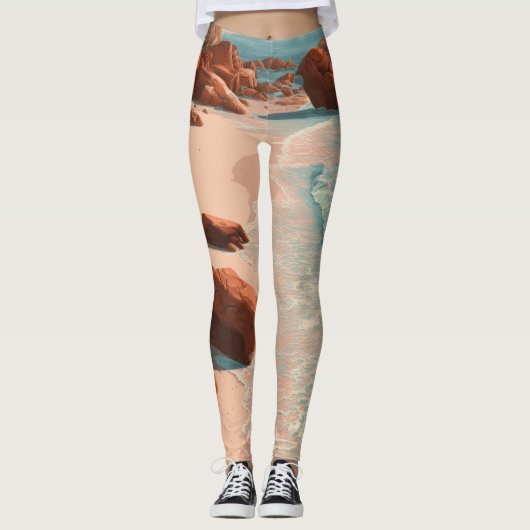 Coastal Adventure Summer Leggings (Devant)