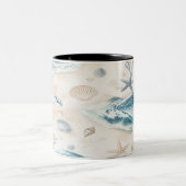 Coastal Beach Seashells Mug (Centre)
