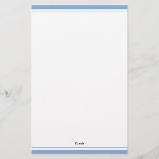 Coastal Blue and Scallop Seashells Personalized Briefpapier (Achterkant)