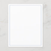 Coastal Blue and White Crab Monogram (Achterkant)