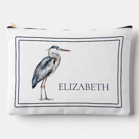 Coastal Blue Heron Bird Personalized Etui (Voorkant)
