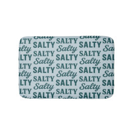 Coastal Blue Salty Life | Graphic Nautical Beach Badmat