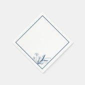 Coastal Botanical | Soft Blue Servet (Hoek)