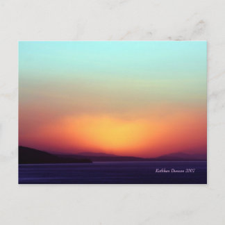 Coastal California Sunrise Briefkaart