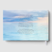 Coastal Charm bruiloft gastenboek (Achterkant)