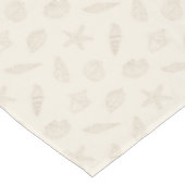 Coastal Charm Sandy Taupe Tafelkleed (Gekanteld)