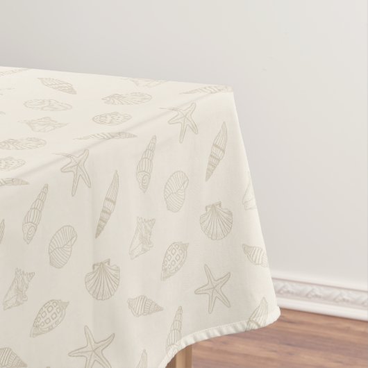 Coastal Charm Sandy Taupe Tafelkleed (Voorbeeld)