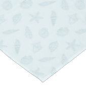 Coastal Charm Seafoam Blue Tafelkleed (Gekanteld)