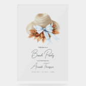 Coastal Chic Autumn  Fall Beach Club Party Welcome (Recto)