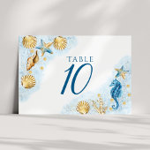 Coastal Chic | Blauw- en goudkoraalrif Kaart