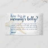 Coastal Chic | Blauwe staartvis hoe groot de modem Informatiekaartje (Voorkant)