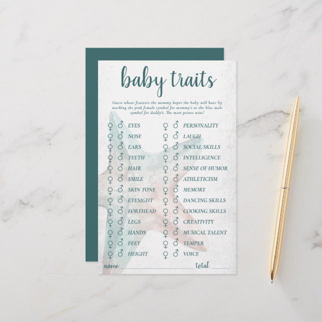 Coastal Chic | Blauwgroen Starfish wiens Traits Ga (Voorkant / Achterkant in situ)