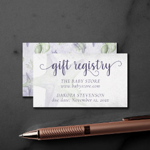 Coastal Chic   Paars en groen nationaal register Informatiekaartje