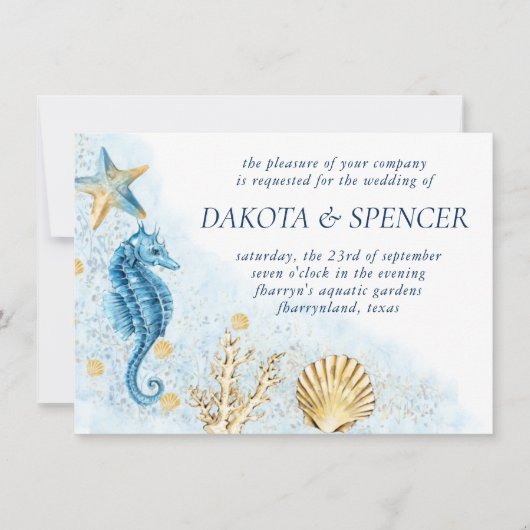 Coastal Chic | Rondbruin en goudkoraalrif Kaart (Voorkant)