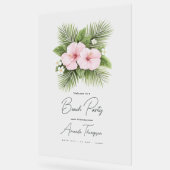 Coastal Chic Transparent Beach Party Welcome (Angle)