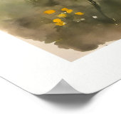 Coastal Cliffs and Sandy Beach Poster (Coin)