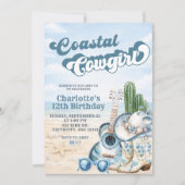 Coastal Cowgirl Birthday Invitation (Devant)