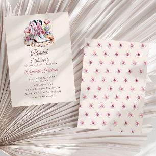 Coastal Cowgirl Boots Vrijgezellenfeest Kaart