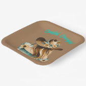 Coastal Cowgirl Western Party Papieren Bordje (Gebogen)