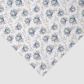 Coastal Crab Christmas Lights Nautical Holiday Tissuepapier (Detail)