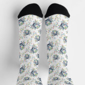 Coastal Crab Christmas Lights Sokken (Top)