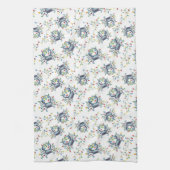 Coastal Crab Christmas Lights Theedoek (Verticaal)