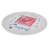 Coastal Crab Cloth Placemat Snijplank (Hoek)
