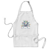 Coastal Crab “Deck the Claws” Holiday Standaard Schort (Voorkant)