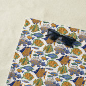 Coastal Crab & Shell Stranddeken Strandlaken (In situ)