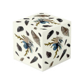 Coastal cube porte-crayon pour bureau (Angle arrière)