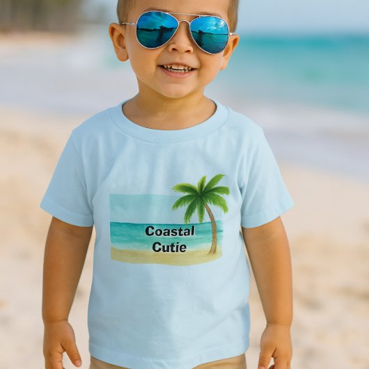 Coastal Cutie Beach T-shirt bébé