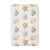 Coastal Decor Seashell Patroon Badmat (Voorkant Verticaal)