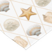 Coastal Decor Seashell Patroon Tafelkleed (Gekanteld)