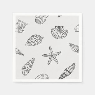 Coastal Dine Ocean Grey Servet