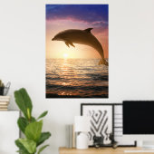Coastal Dolphin Poster (Thuiskantoor)