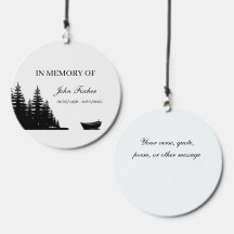 Coastal Fisherman Maritime Personalized Memorial