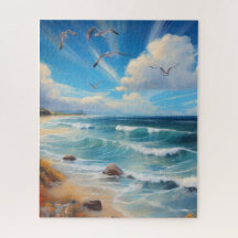 Coastal Flight Shoreline Seagulls
