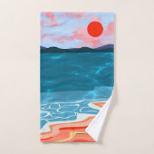 Coastal Hues (Serviette à main)